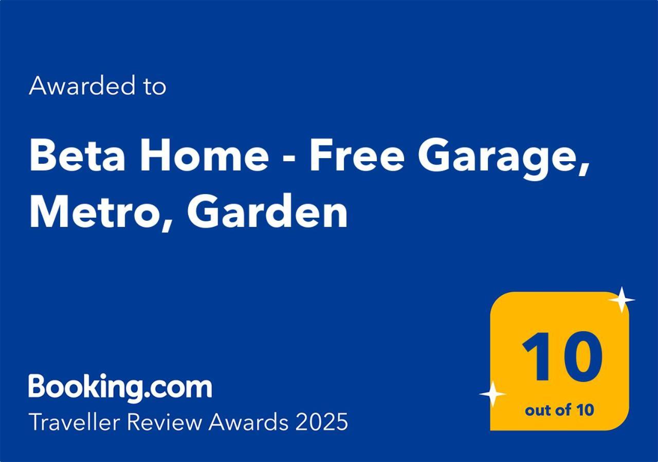 Beta Home - Garage, Air Condition, Garden, At Metro Praha Exteriér fotografie