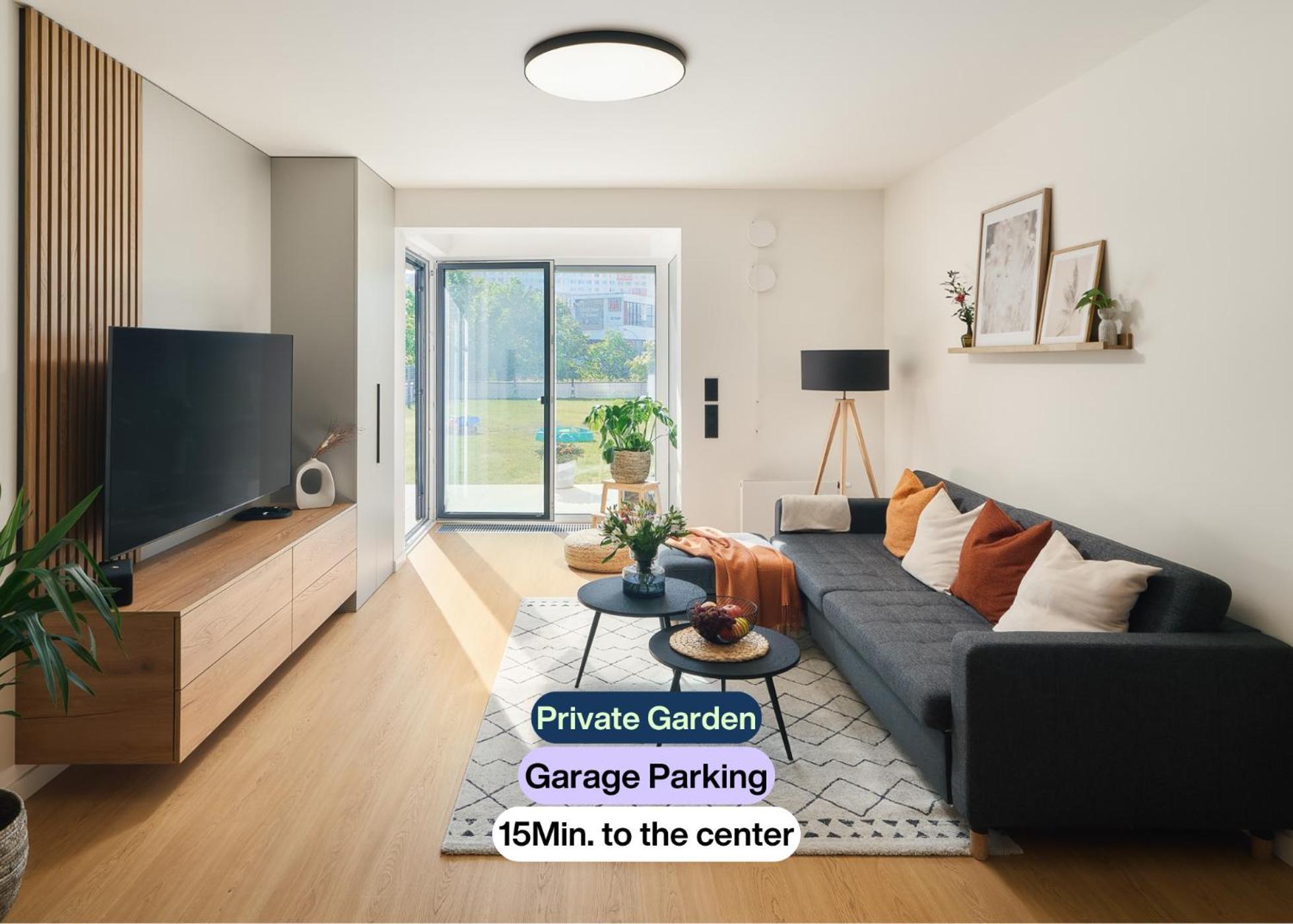 Beta Home - Garage, Air Condition, Garden, At Metro Praha Exteriér fotografie